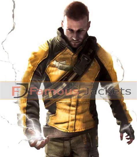 infamous cole jacket replica|cole macgrath fan art.